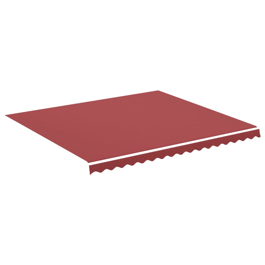 Erstatningsduk for markise burgunder 4x3,5 m polyester