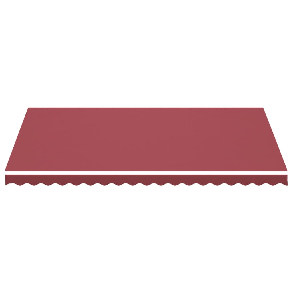 Erstatningsduk for markise burgunder 4,5x3 m polyester