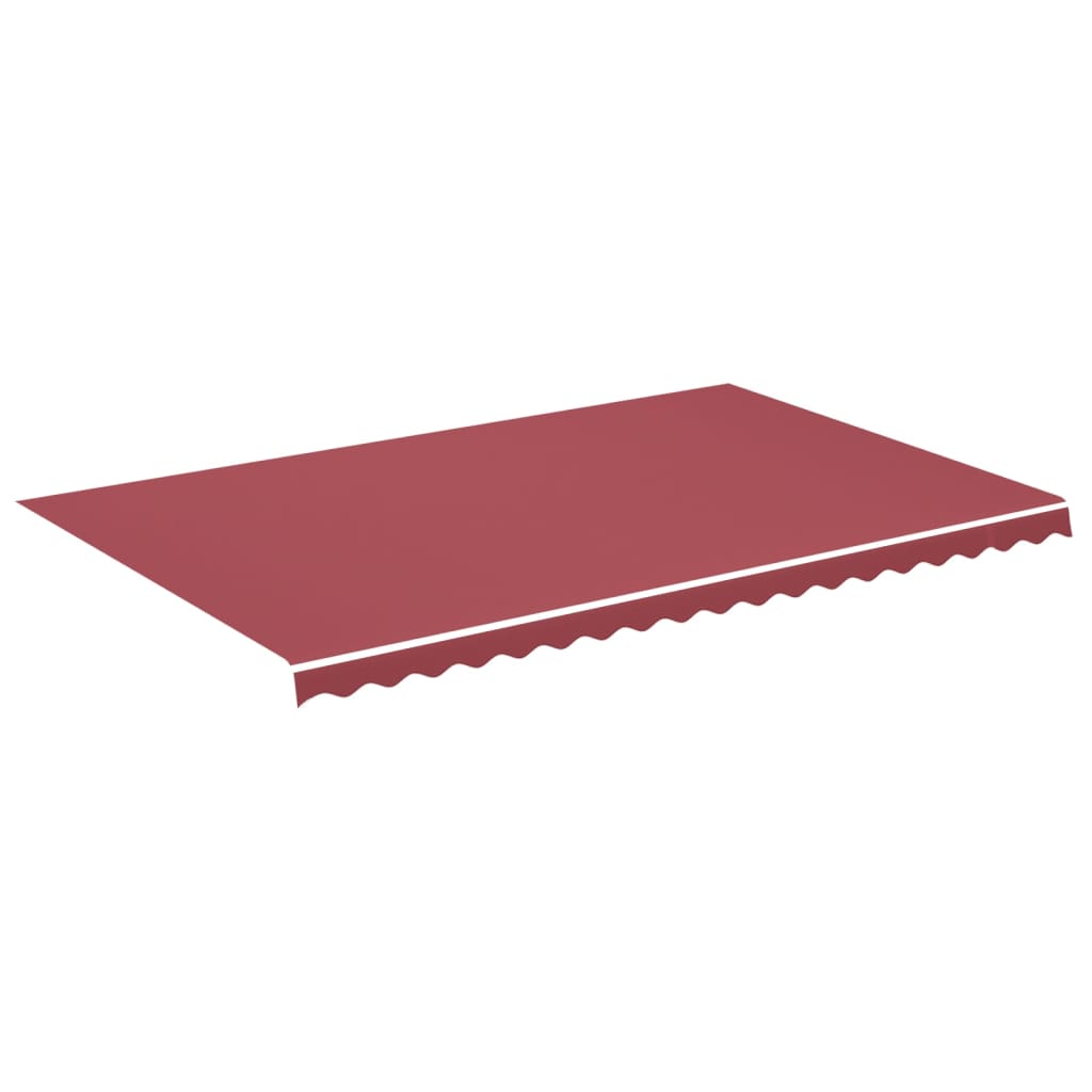 Erstatningsduk for markise burgunder 5x3 m polyester