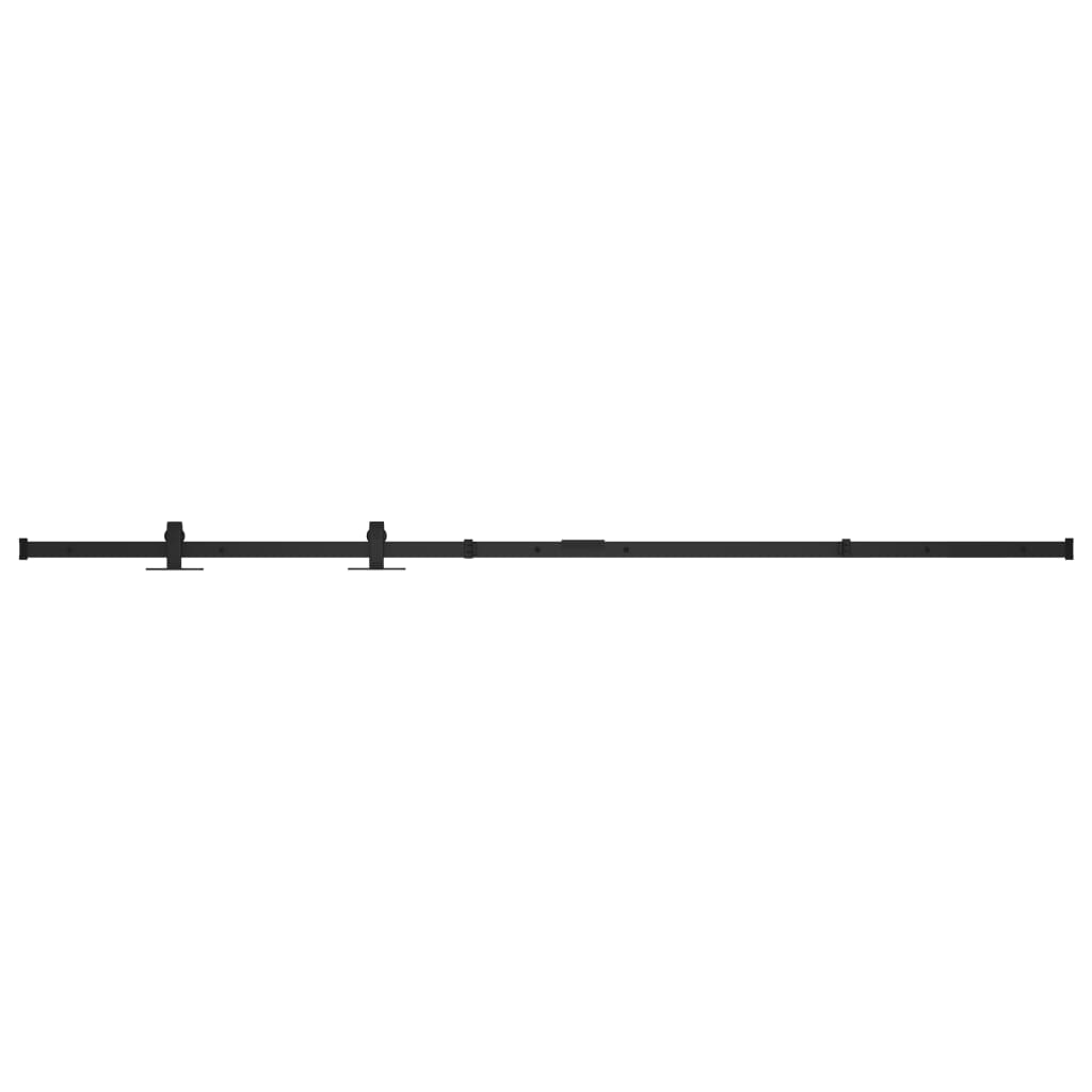 Mini skyvedørsett karbonstål 152 cm