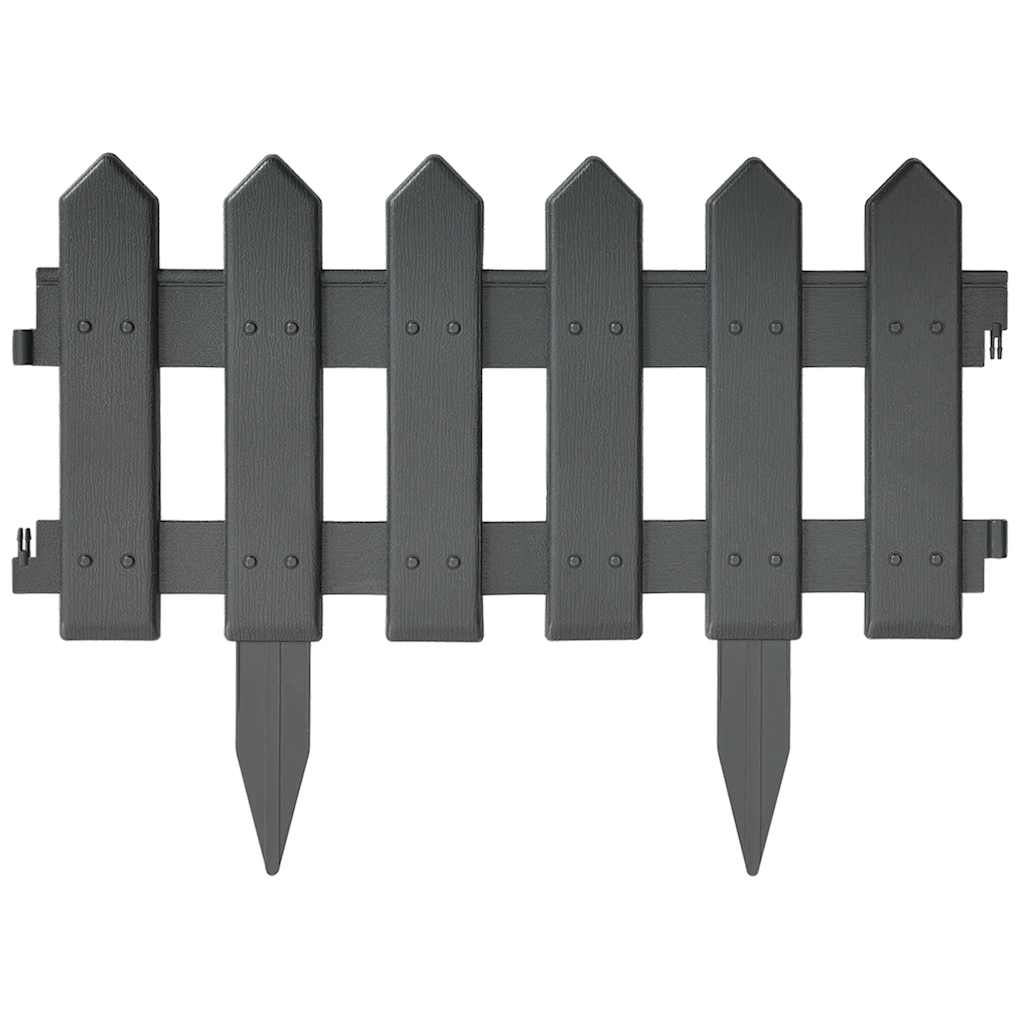 Plenkanter 25 stk antrasitt 10 m PP