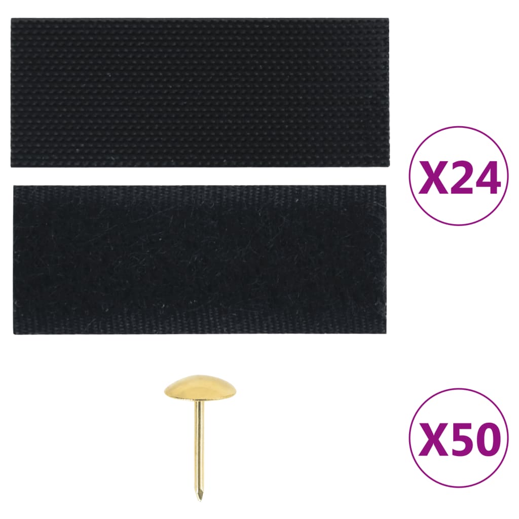 Insektsgardiner for dør 2 stk med magnetblokker svart 210x90 cm