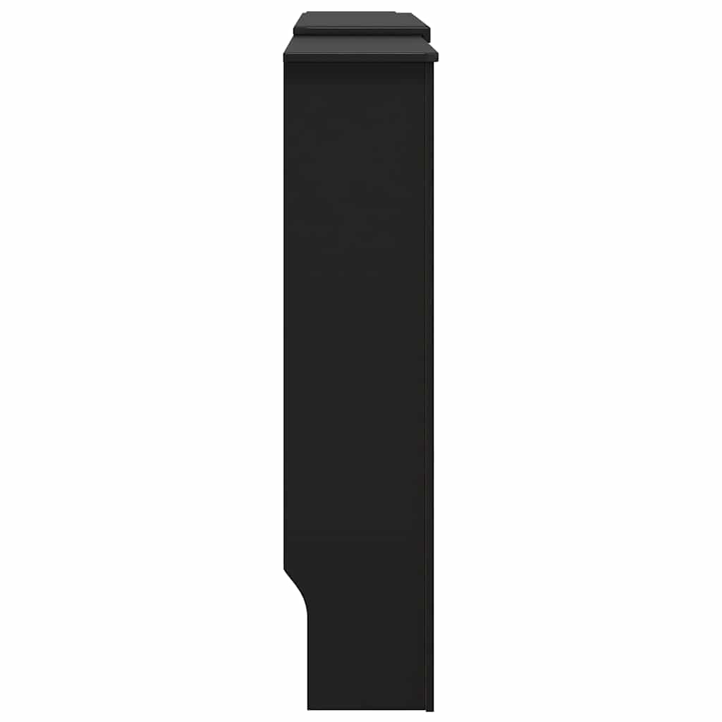 Radiatordeksel MDF svart 205 cm