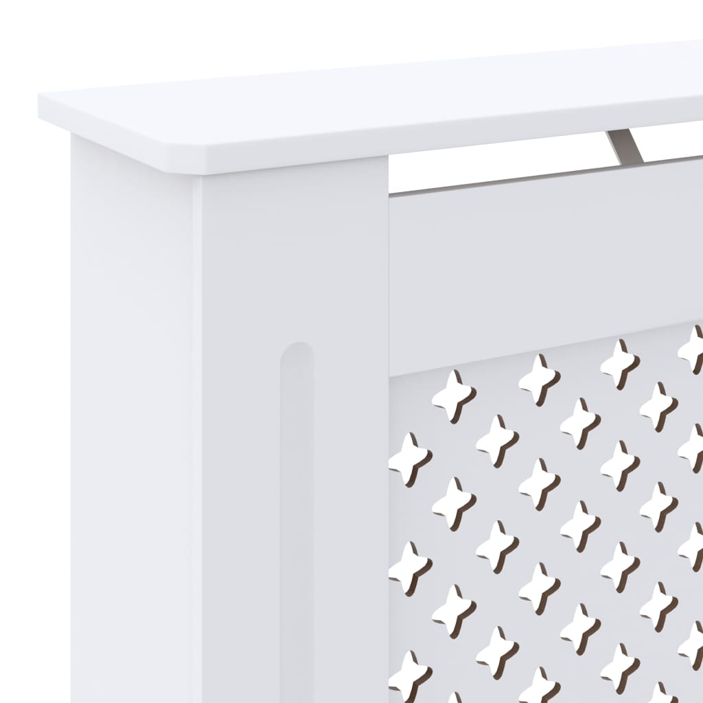 Radiatordeksel MDF hvit 78 cm