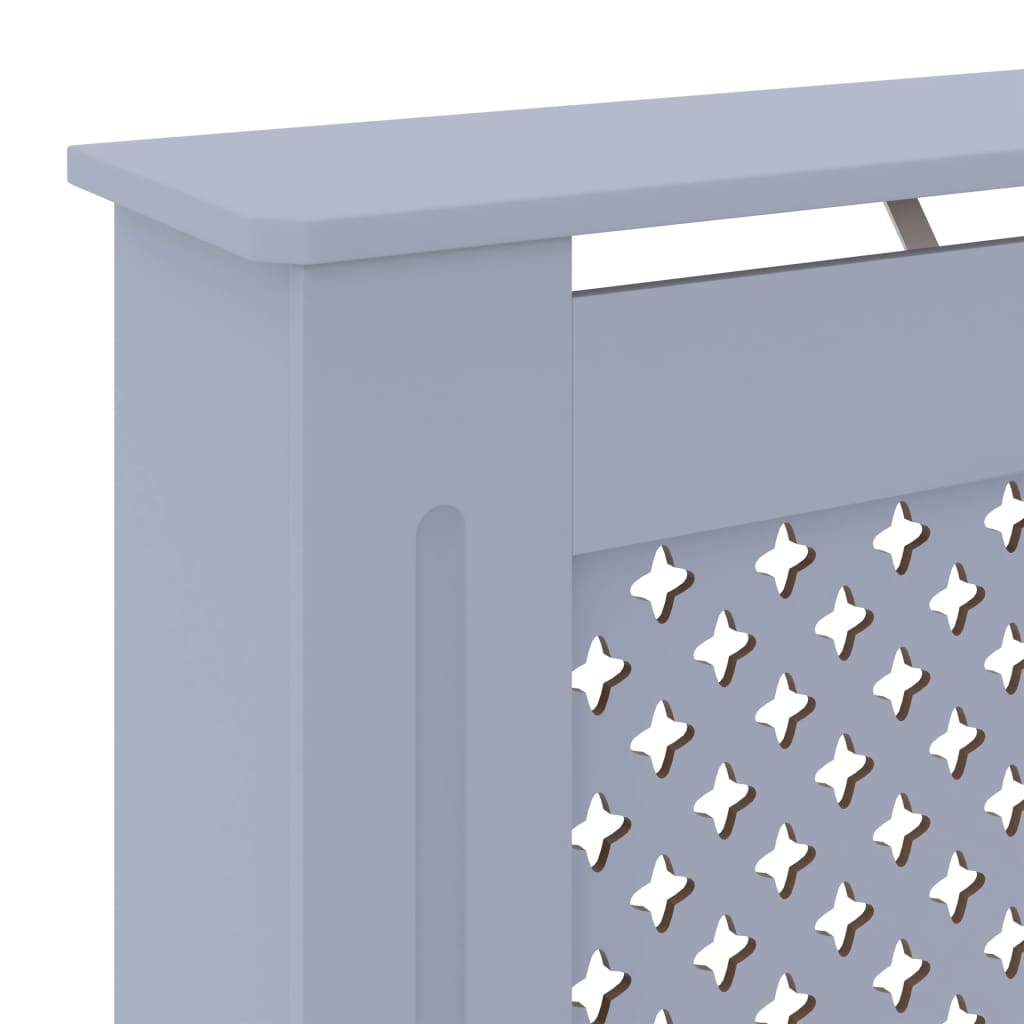 Radiatordeksel MDF grå 78 cm