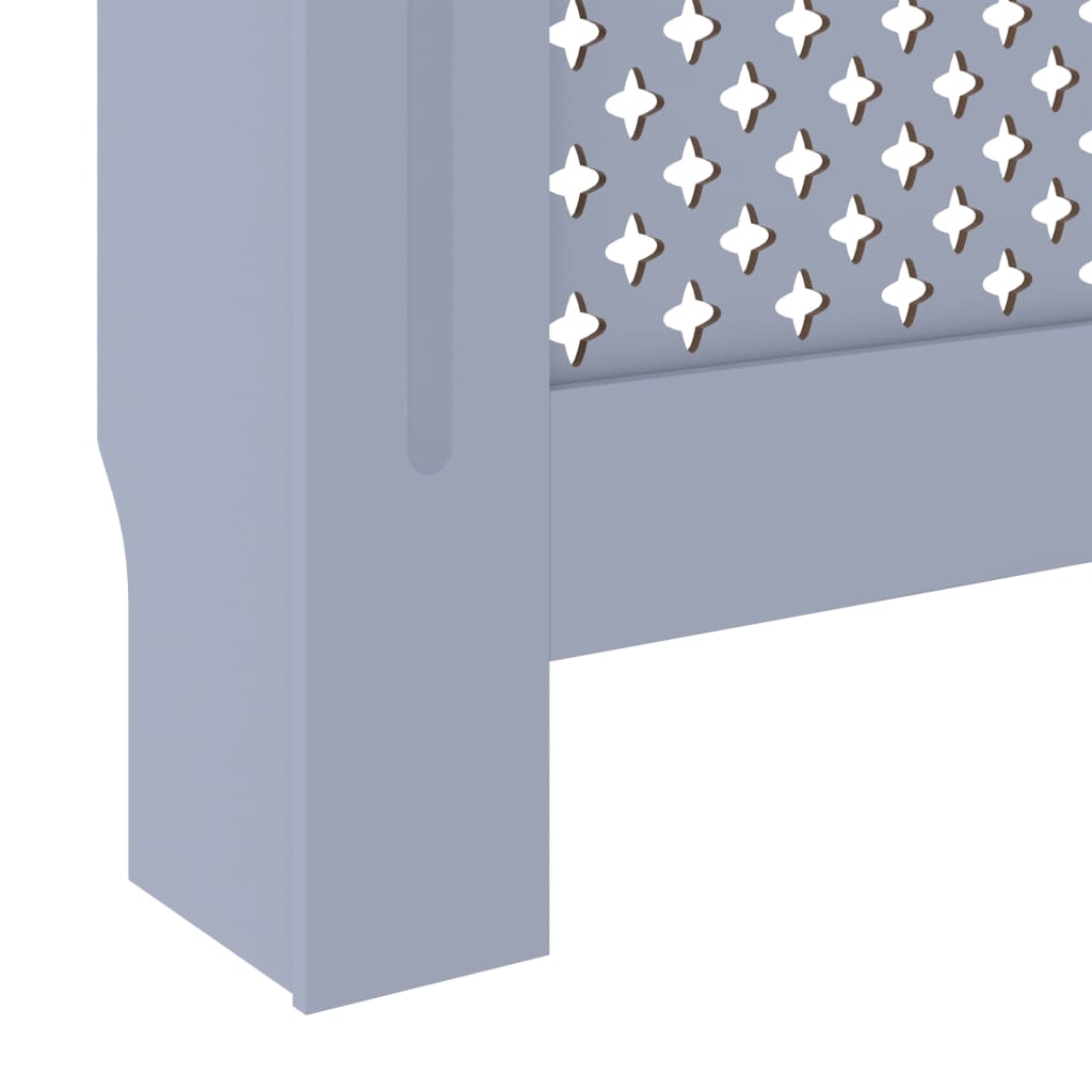 Radiatordeksel MDF grå 78 cm
