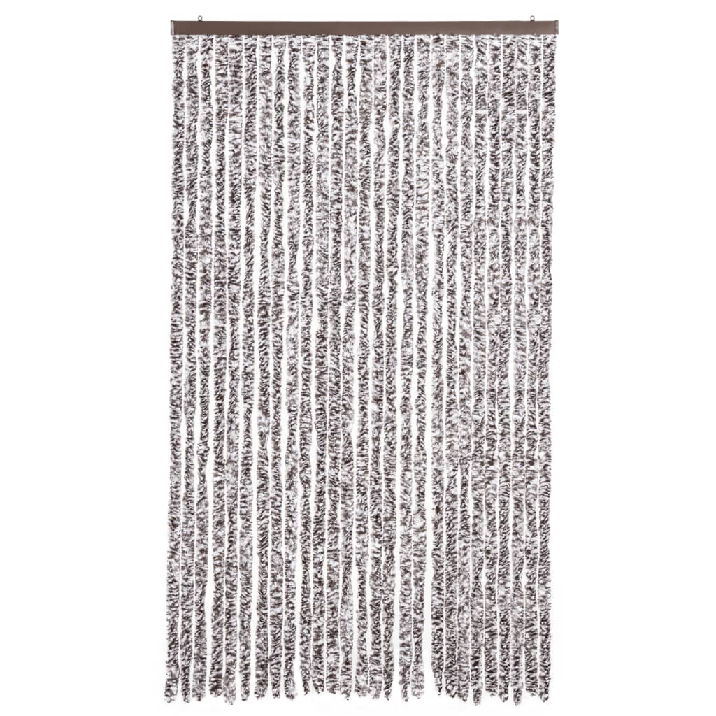Insektgardin brun og beige 118x220 cm chenille