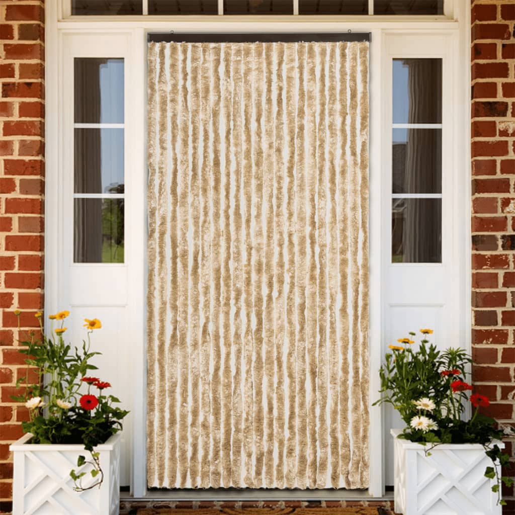 Insektgardin beige 90x200 cm chenille