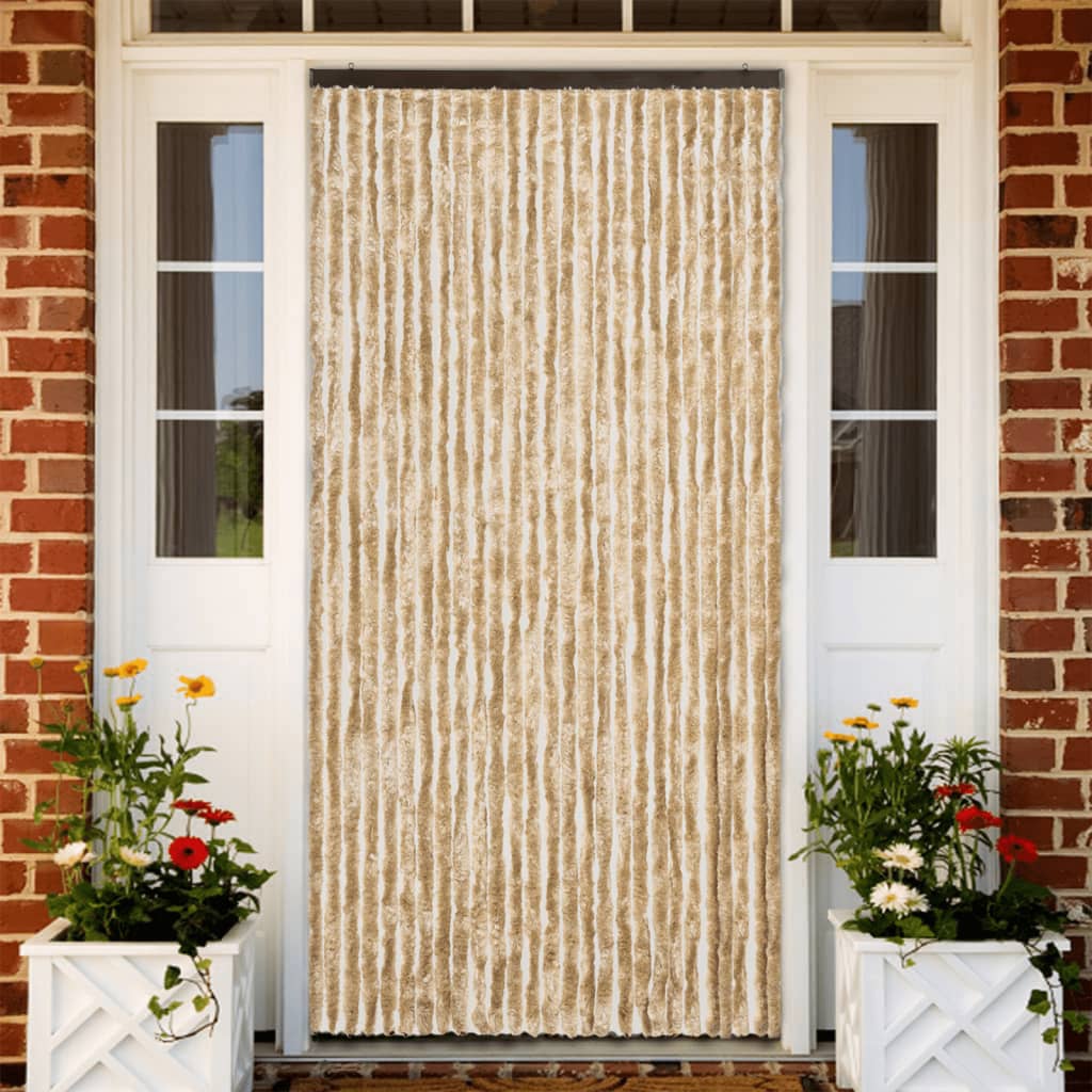 Insektgardin beige 118x220 cm chenille