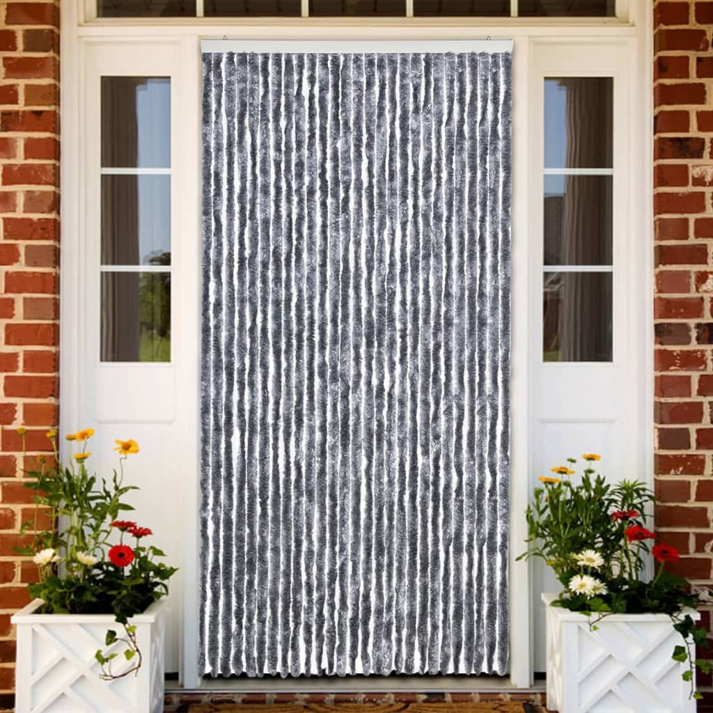 Insektgardin sølv 118x220 cm chenille