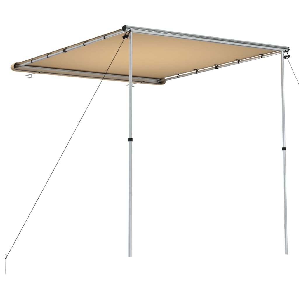Bobil & campingmarkise 2,4x2,5x2,15 m beige