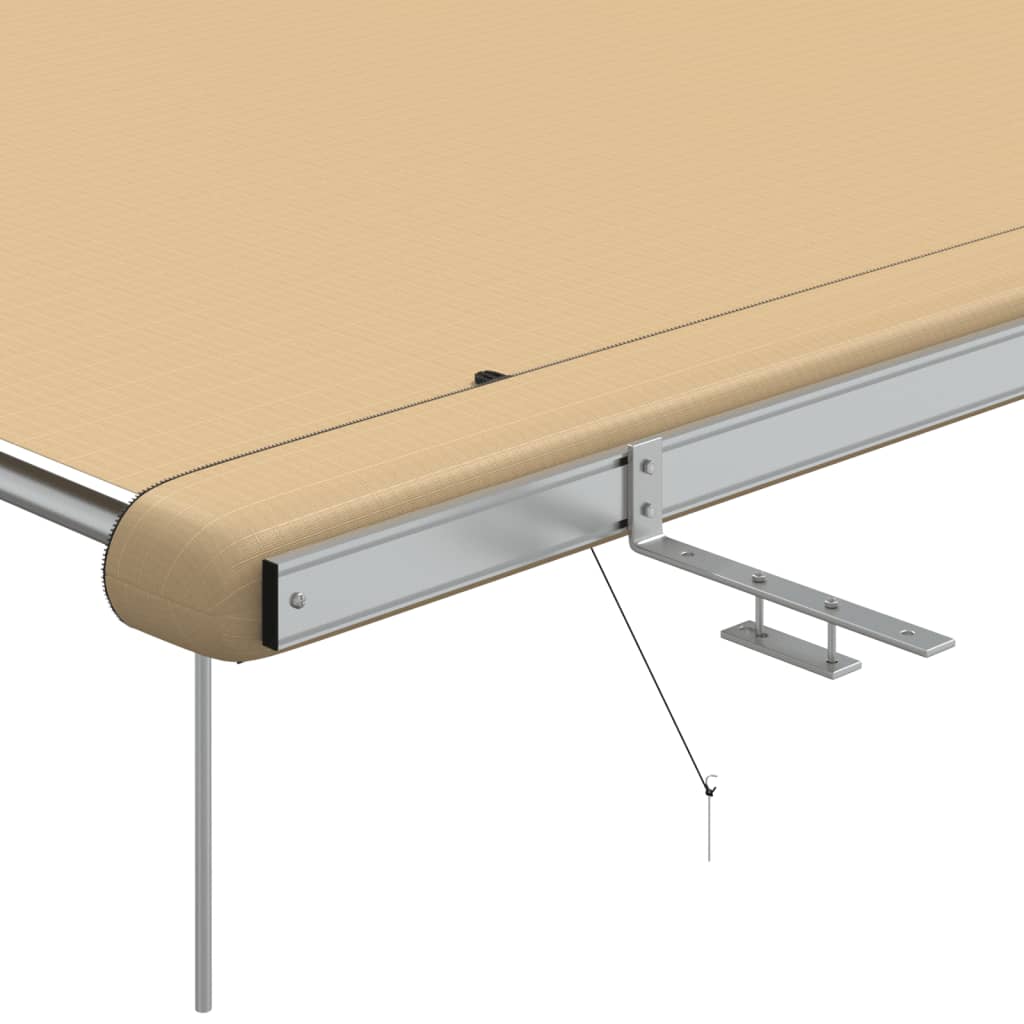 Markise til bobil og campingvogn 2,4x3x2,15 m beige