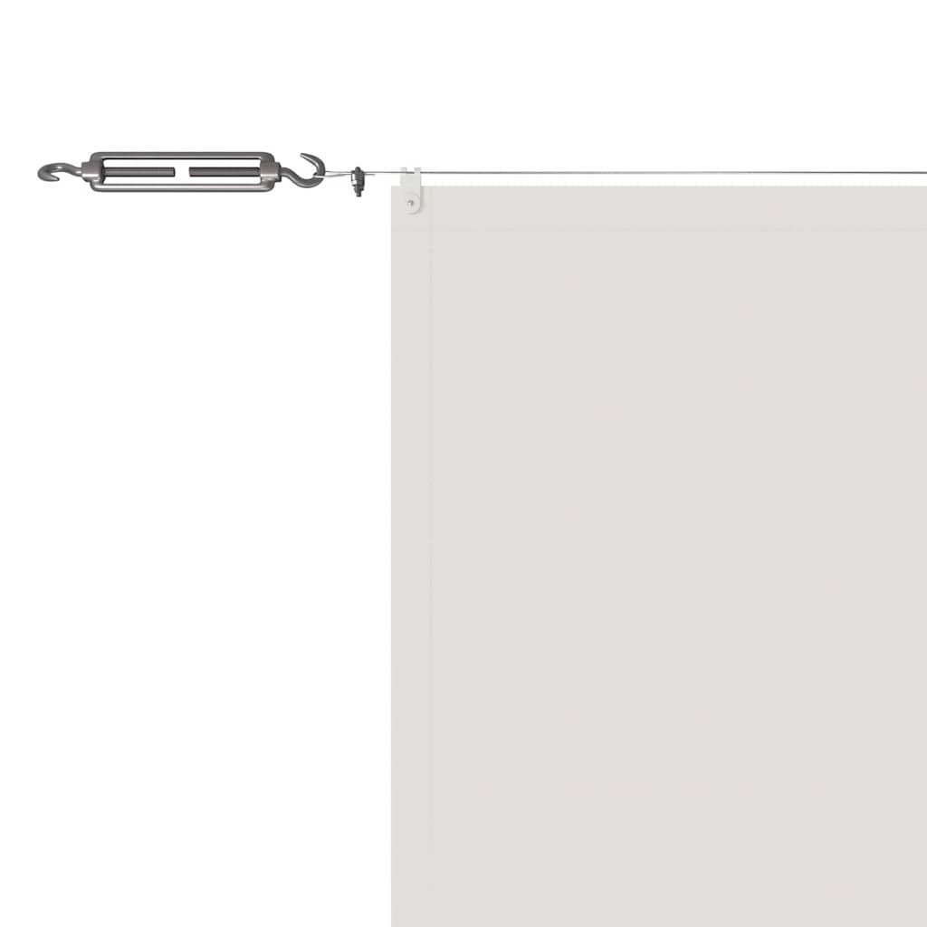Vertikal markise hvit 140x600 cm oxfordstoff
