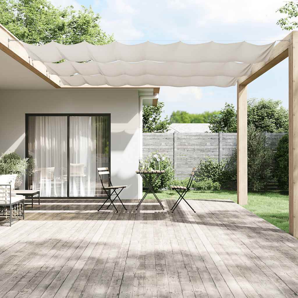 Vertikal markise hvit 140x600 cm oxfordstoff