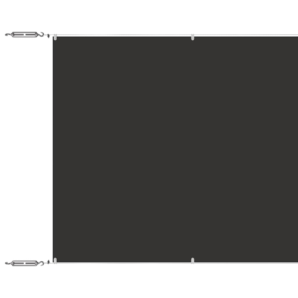 Vertikal markise antrasitt 140x600 cm oxford stoff