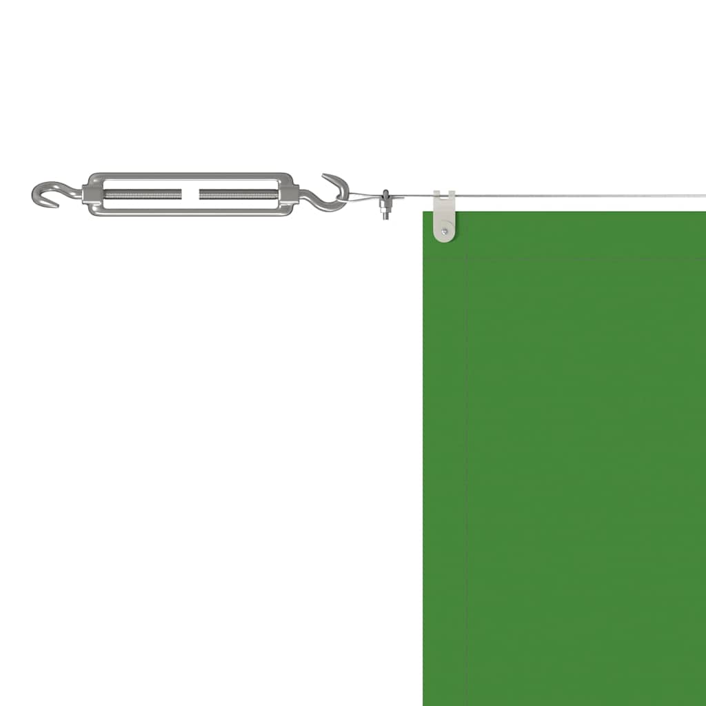 Vertikal markise lysegrønn 100x1000 cm oxfordstoff