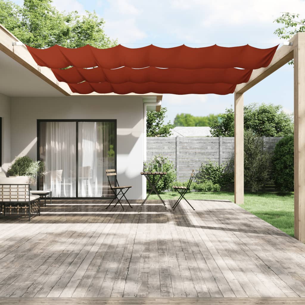 Vertikal markise terrakotta 140x420 cm oxfordstoff