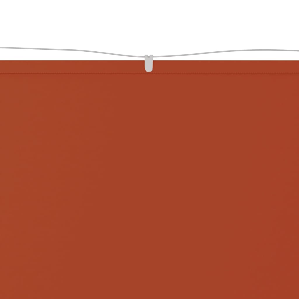 Vertikal markise terrakotta 180x1000 cm oxfordstoff