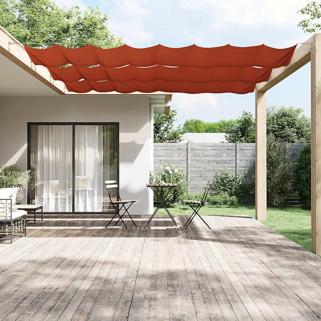 Vertikal markise terrakotta 180x1000 cm oxfordstoff