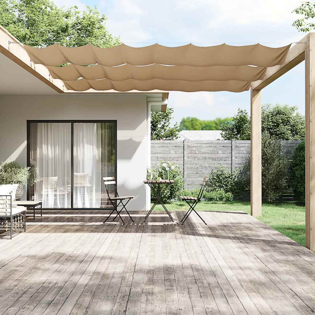 Vertikal markise gråbrun 60x1200 cm oxfordstoff