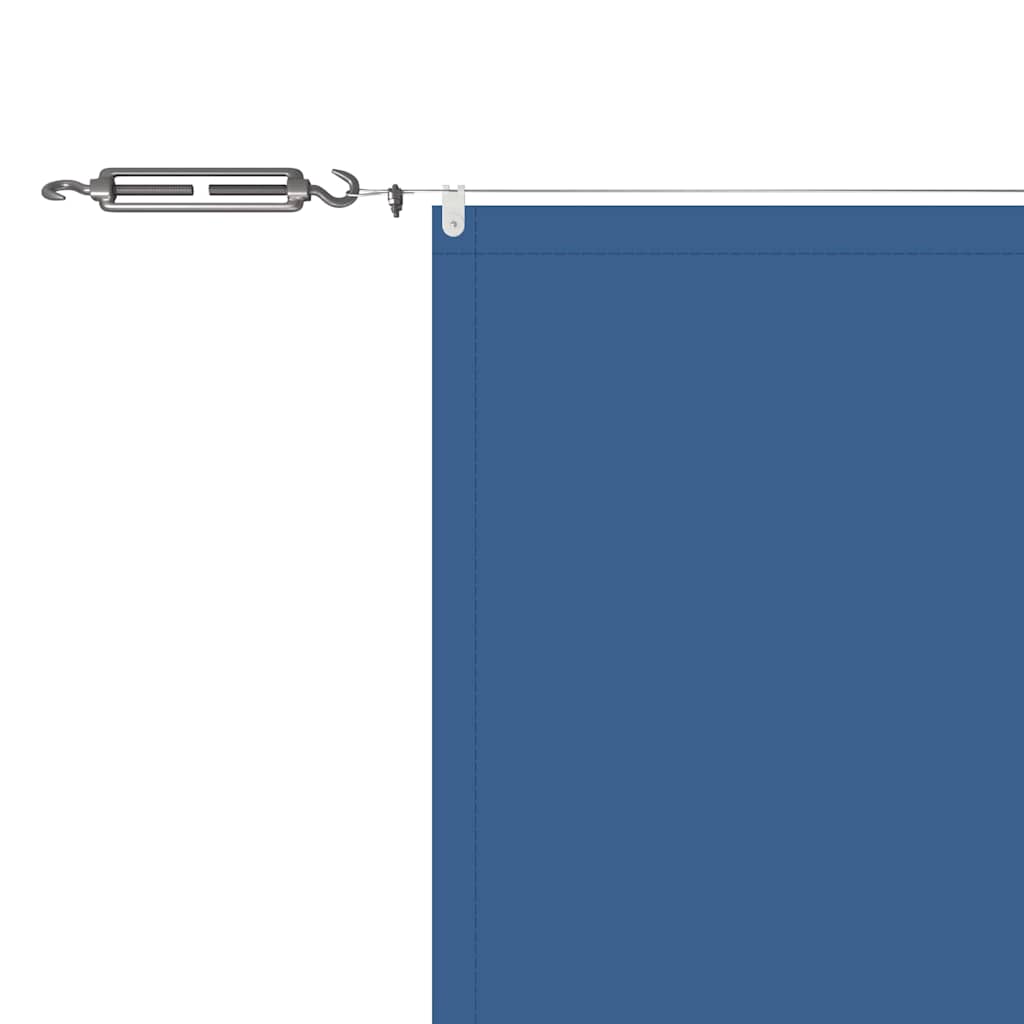 Vertikal markise blå 180x800 cm oxfordstoff