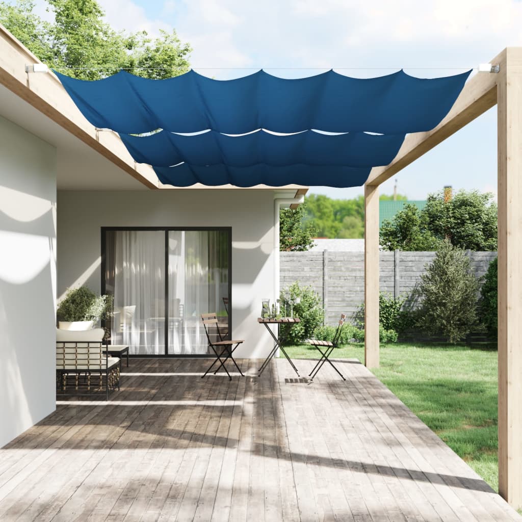 Vertikal markise blå 250x270 cm oxfordstoff