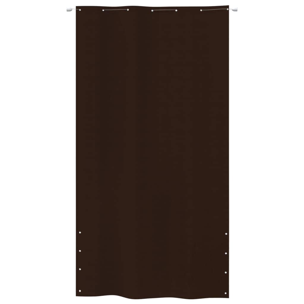 Balkongskjerm brun 140x240 cm oxfordstoff vidaXL