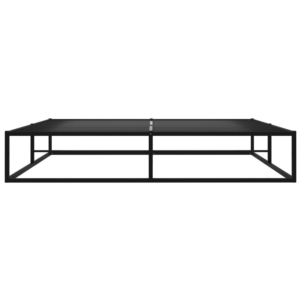 Sengeramme svart metall 160x200 cm