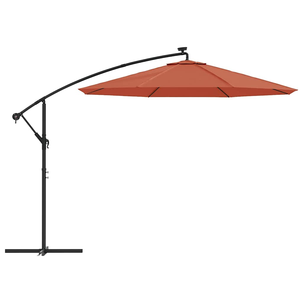 Erstatningsstoff for hengeparasoll terrakotta 300 cm vidaXL