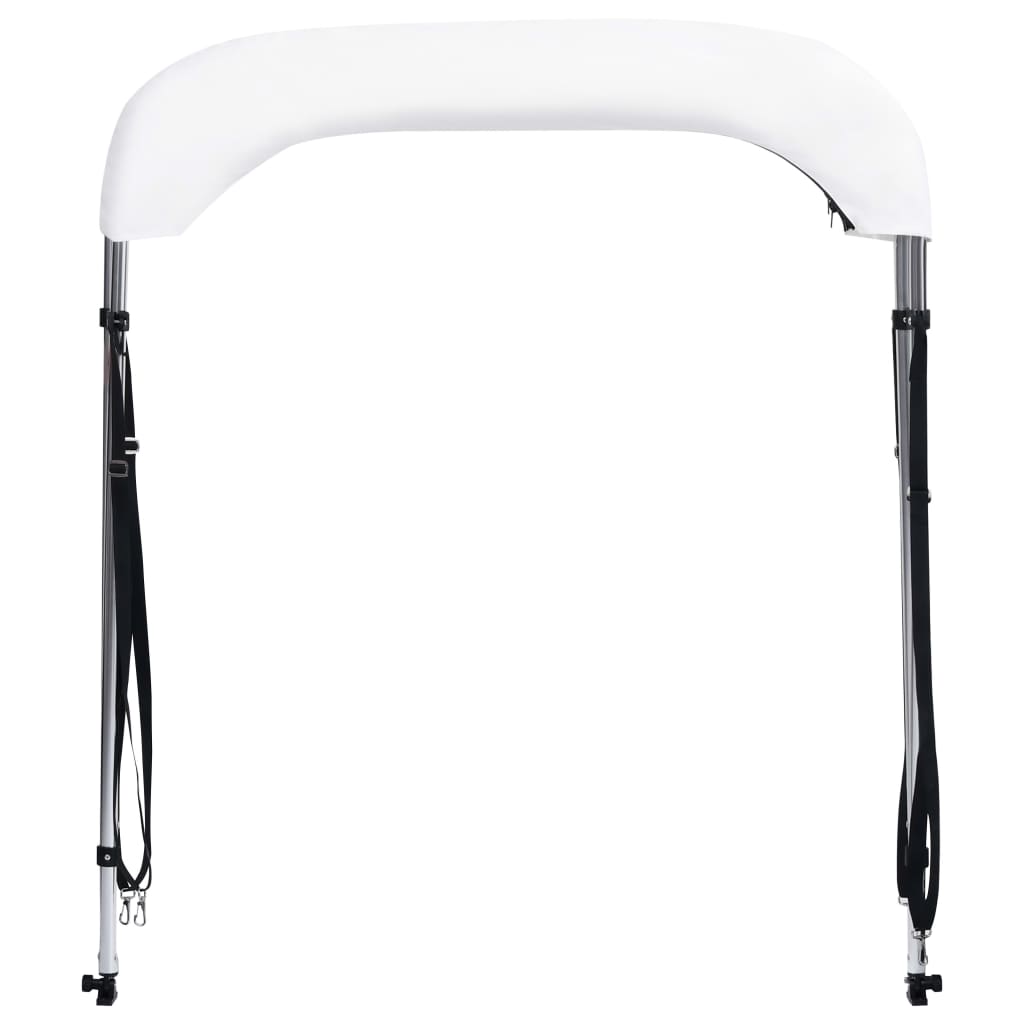Biminitopp 2-buet hvit 180x150x110 cm vidaXL