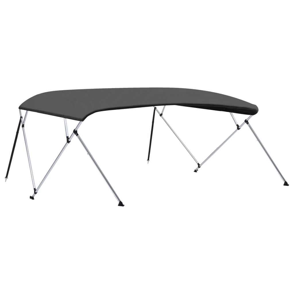 Biminitopp 4-buet antrasitt 243x(230-244)x137 cm