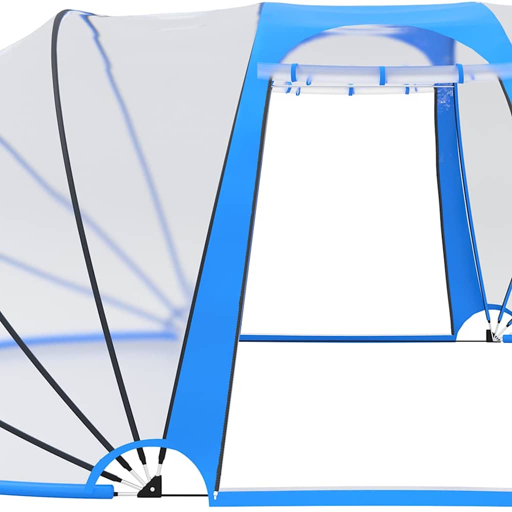 Bassengkuppel oval 530x410x210 cm