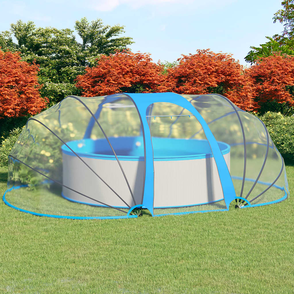 Bassengkuppel oval 530x410x210 cm