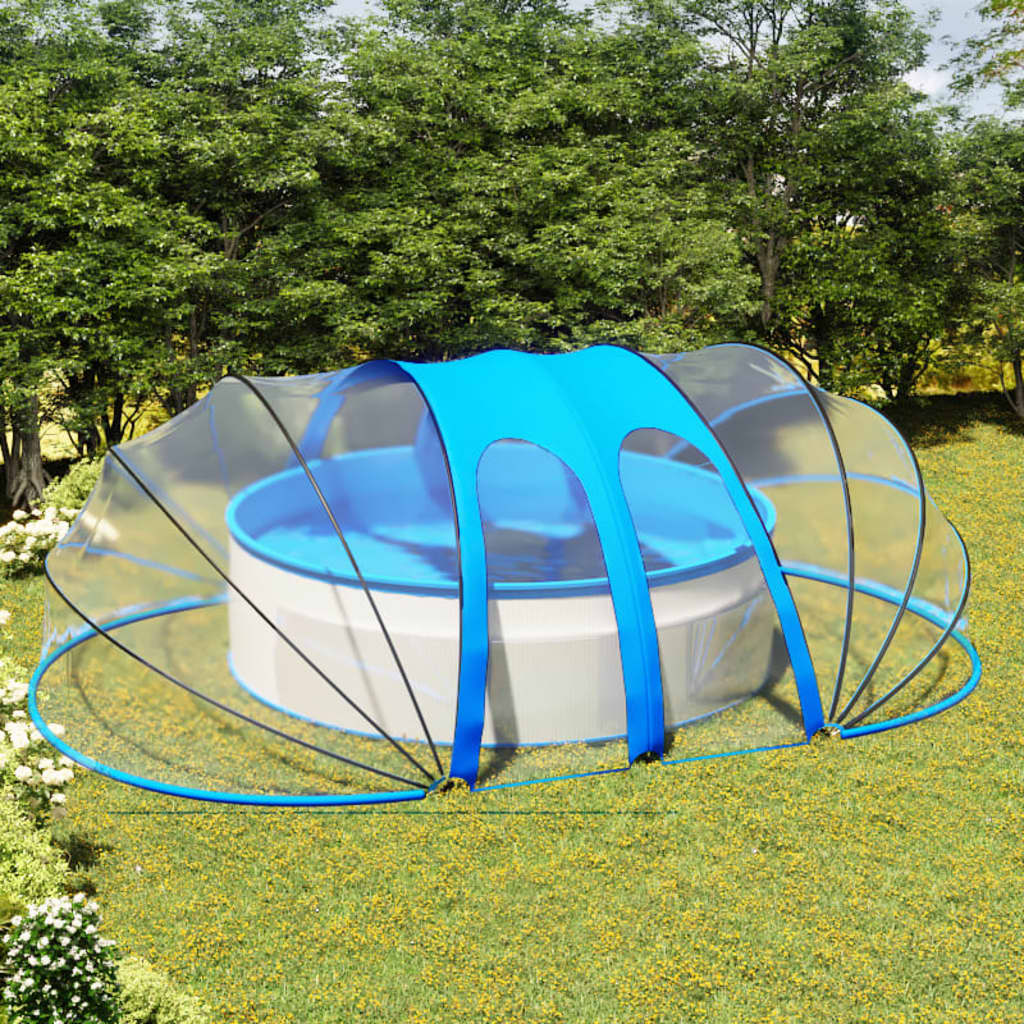 Bassengkuppel oval 620x410x210 cm