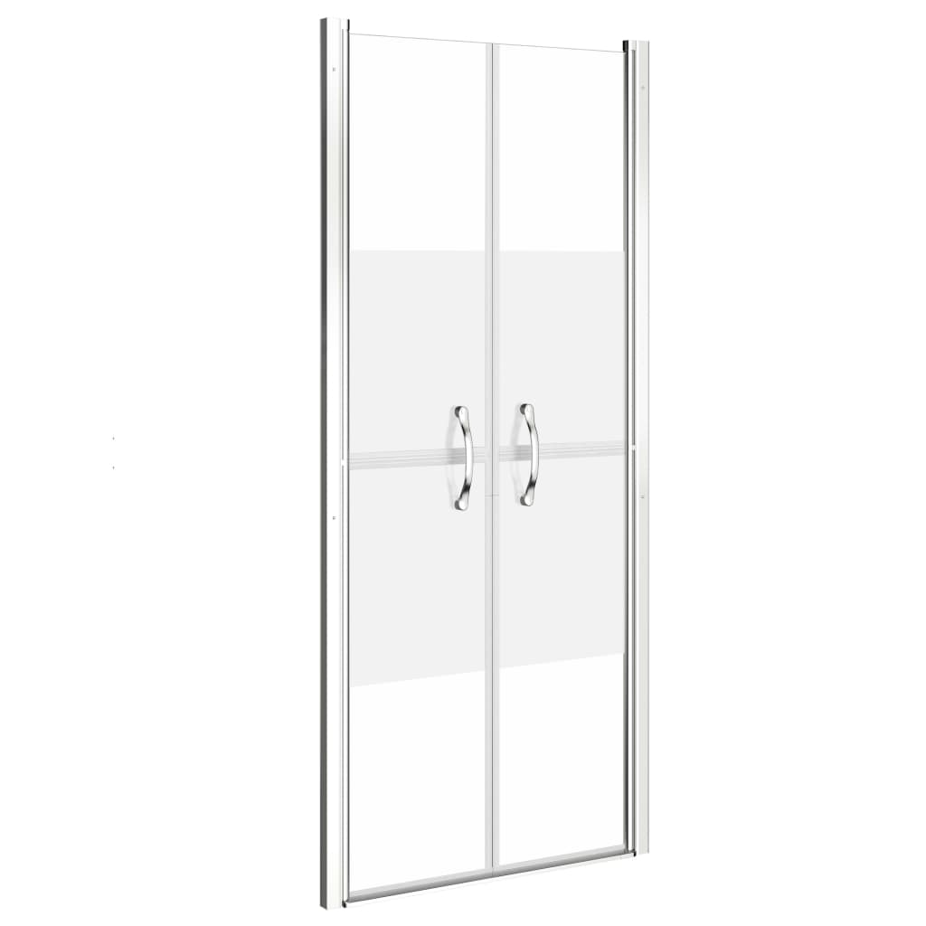 Dusjdør halvfrostet ESG 76x190 cm