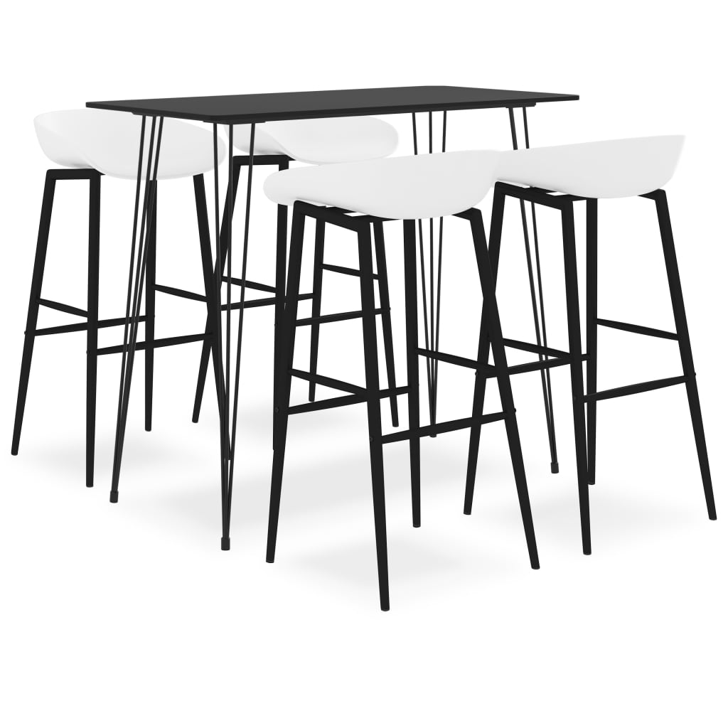 Barsett 5 deler svart og hvit