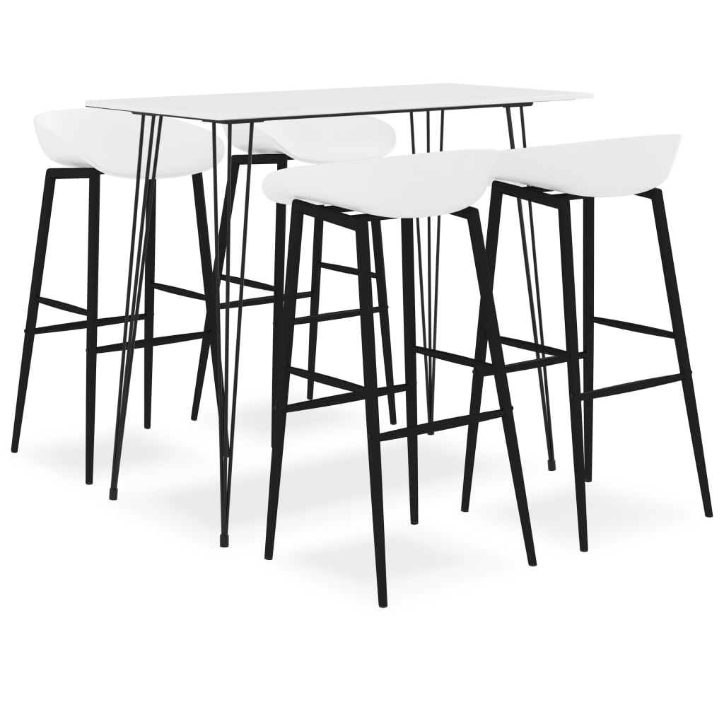 Barsett 5 deler hvit
