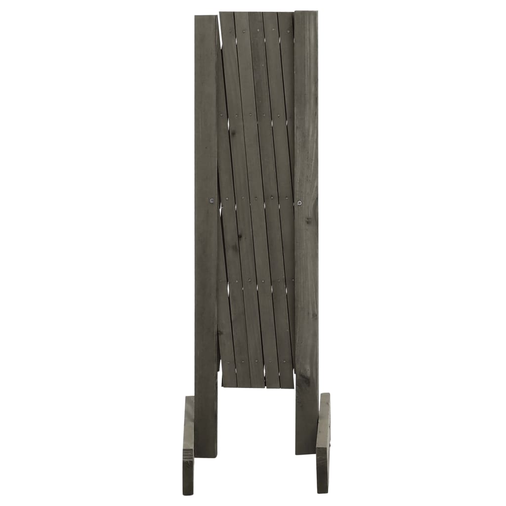 Espaliergjerde grå 120x60 cm heltre gran