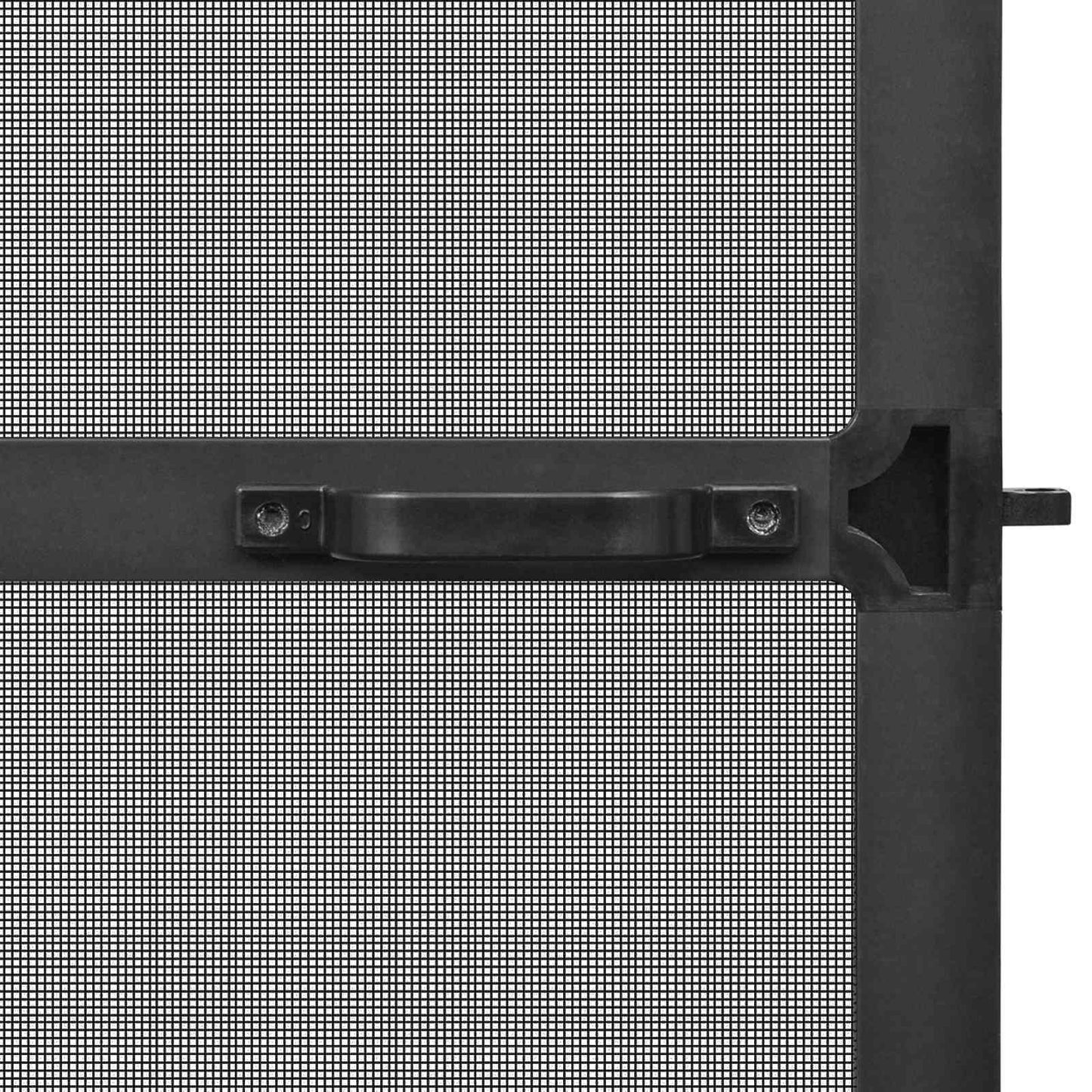 Svingbar Insekt Skjerm Anthracite og svart 100 x 215 cm
