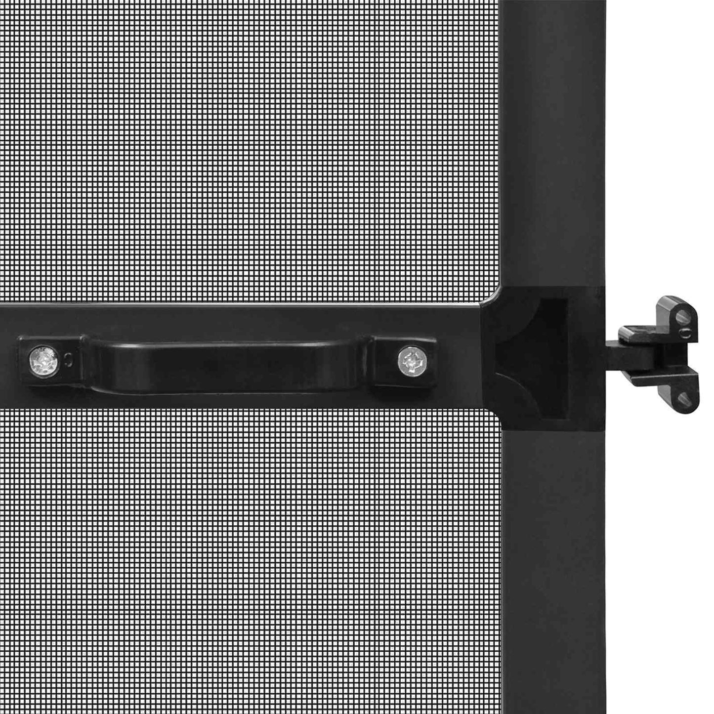 Svingbar Insekt Skjerm Anthracite og svart 100 x 215 cm