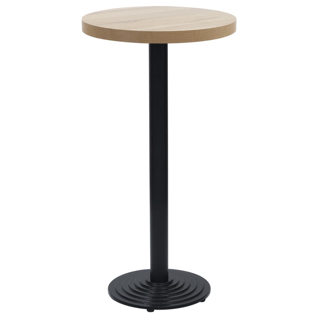 Bordben til bistrobord svart Ø43x107 cm støpejern