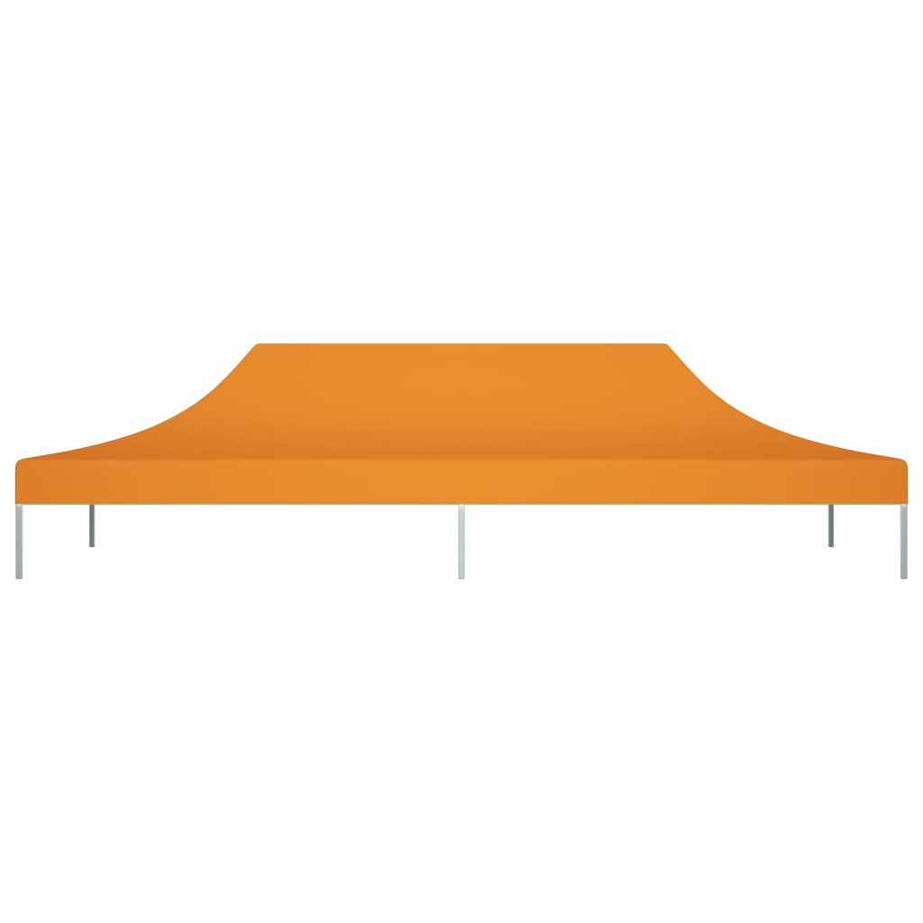 Teltduk for festtelt 6x3 m oransje 270 g/m²