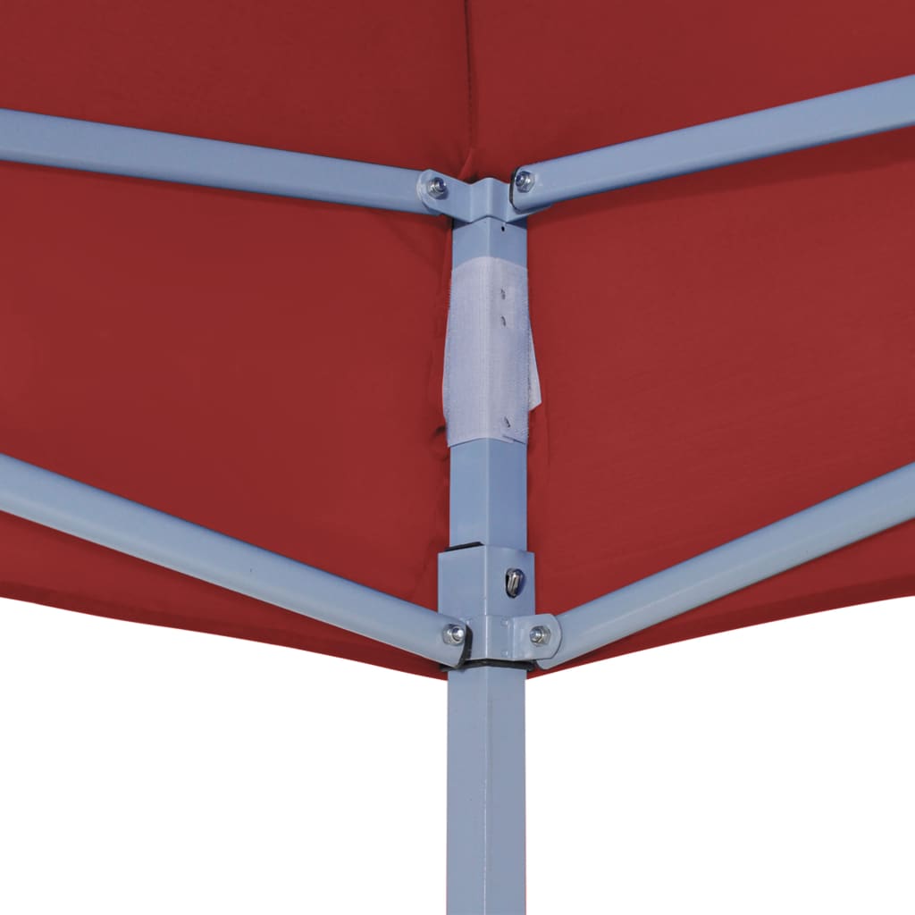 Teltduk for festtelt 6x3 m burgunder 270 g/m²