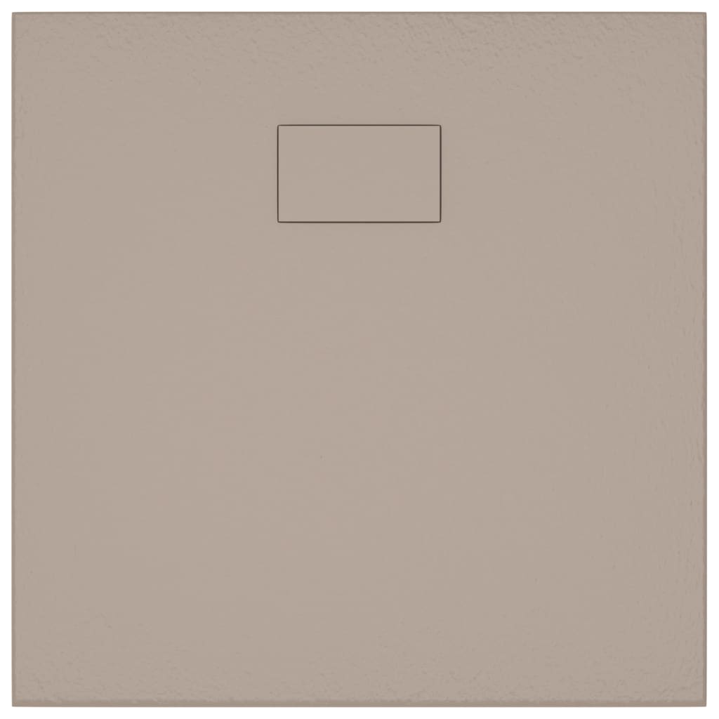 Dusjbrett SMC brun 90x90 cm