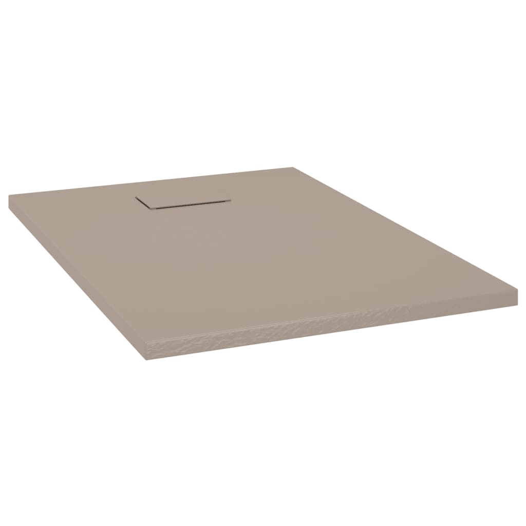 Dusjbrett SMC brun 100x70 cm
