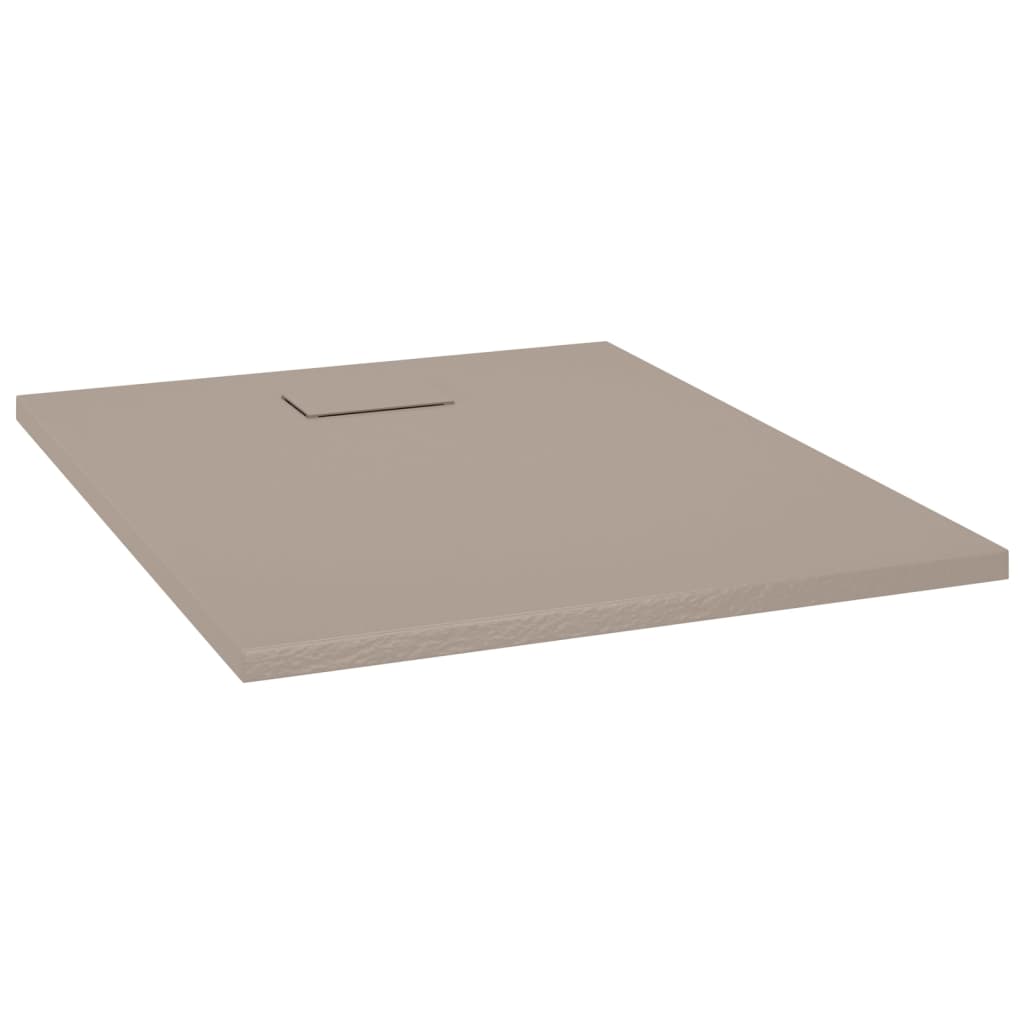 Dusjbrett SMC brun 100x80 cm