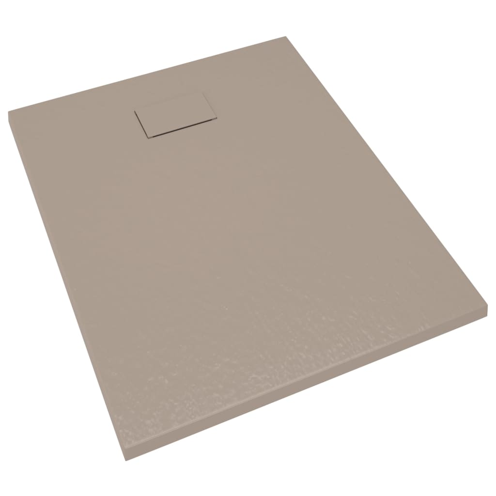 Dusjbrett SMC brun 100x80 cm