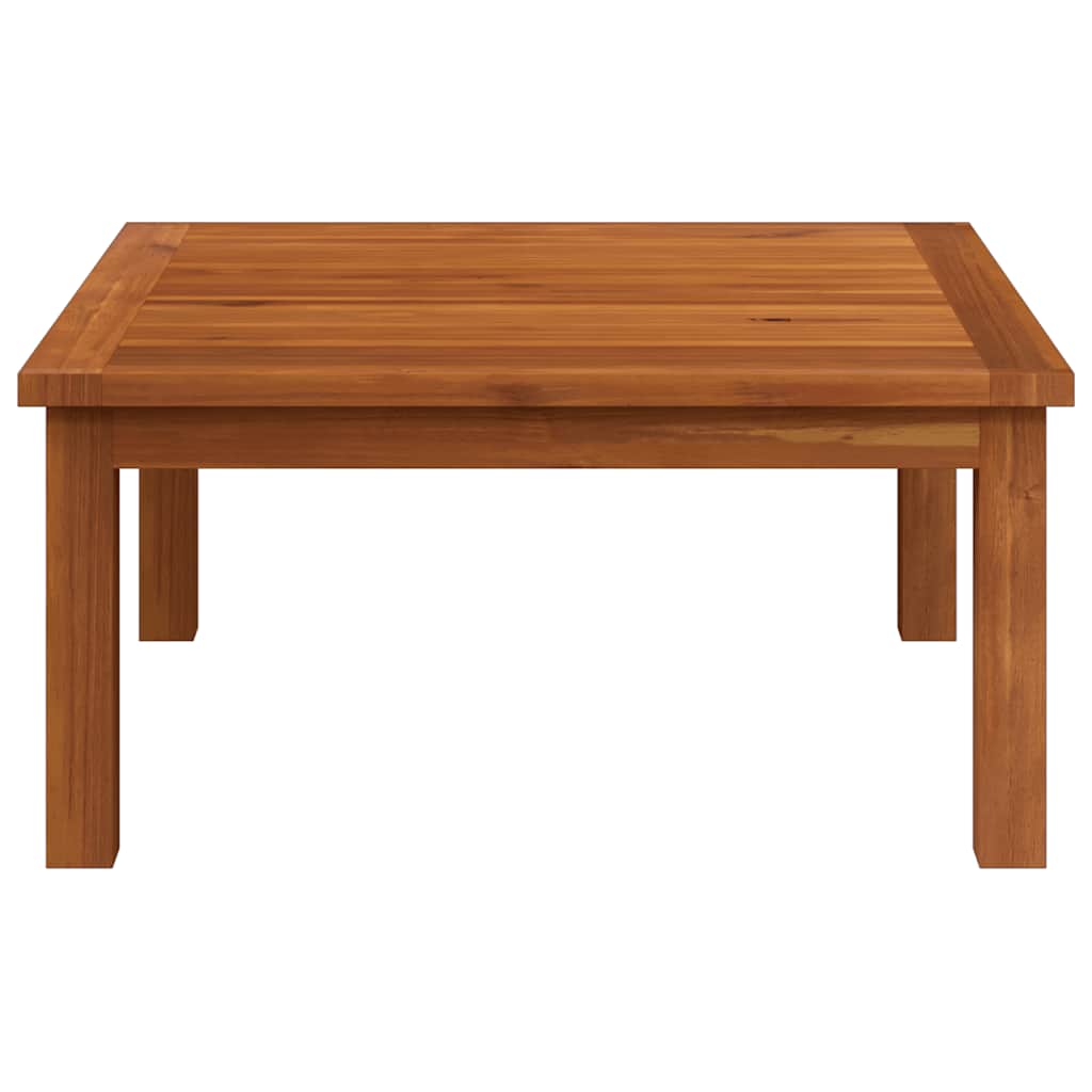 Utendørs salongbord 63x63x30 cm heltre akasie