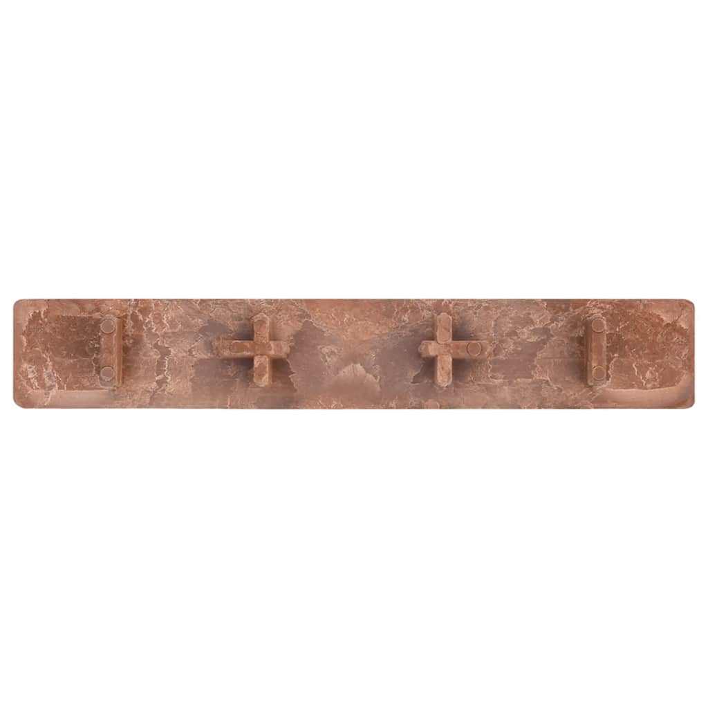 Endehetter for terrasebord 10 stk brun plast vidaXL