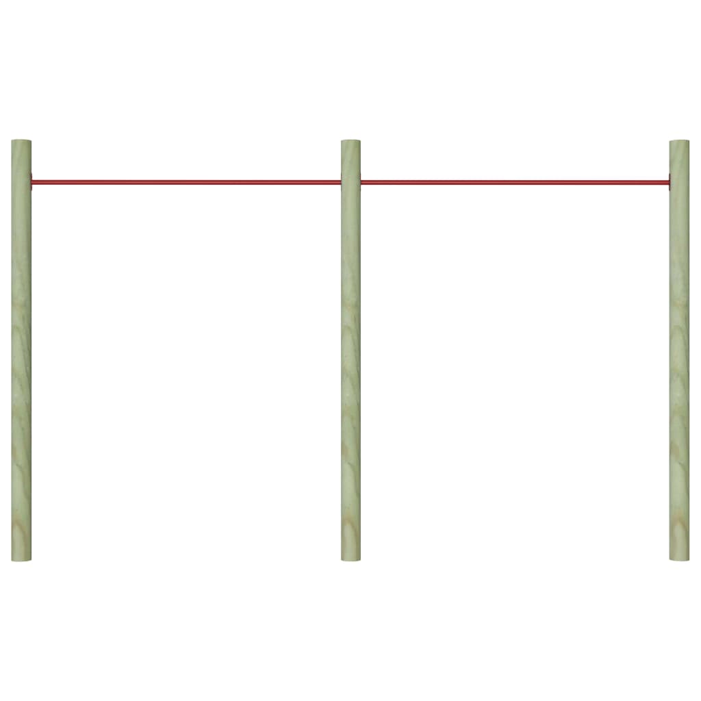Svingstenger 2 stk 125 cm stål rød vidaXL